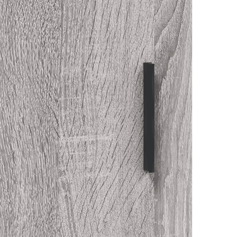 vidaXL 2 Door Single Drawer Grey Sonoma Highboard Image 9