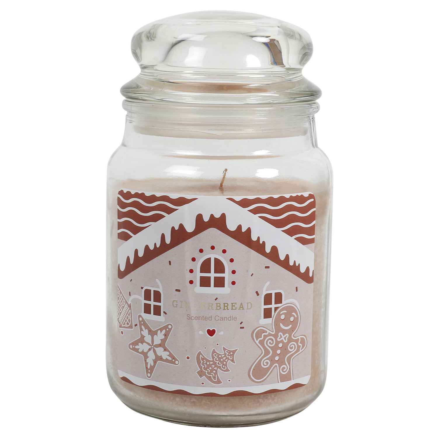 Gingerbread Large Mason Jar Candle - Neutral Image 1