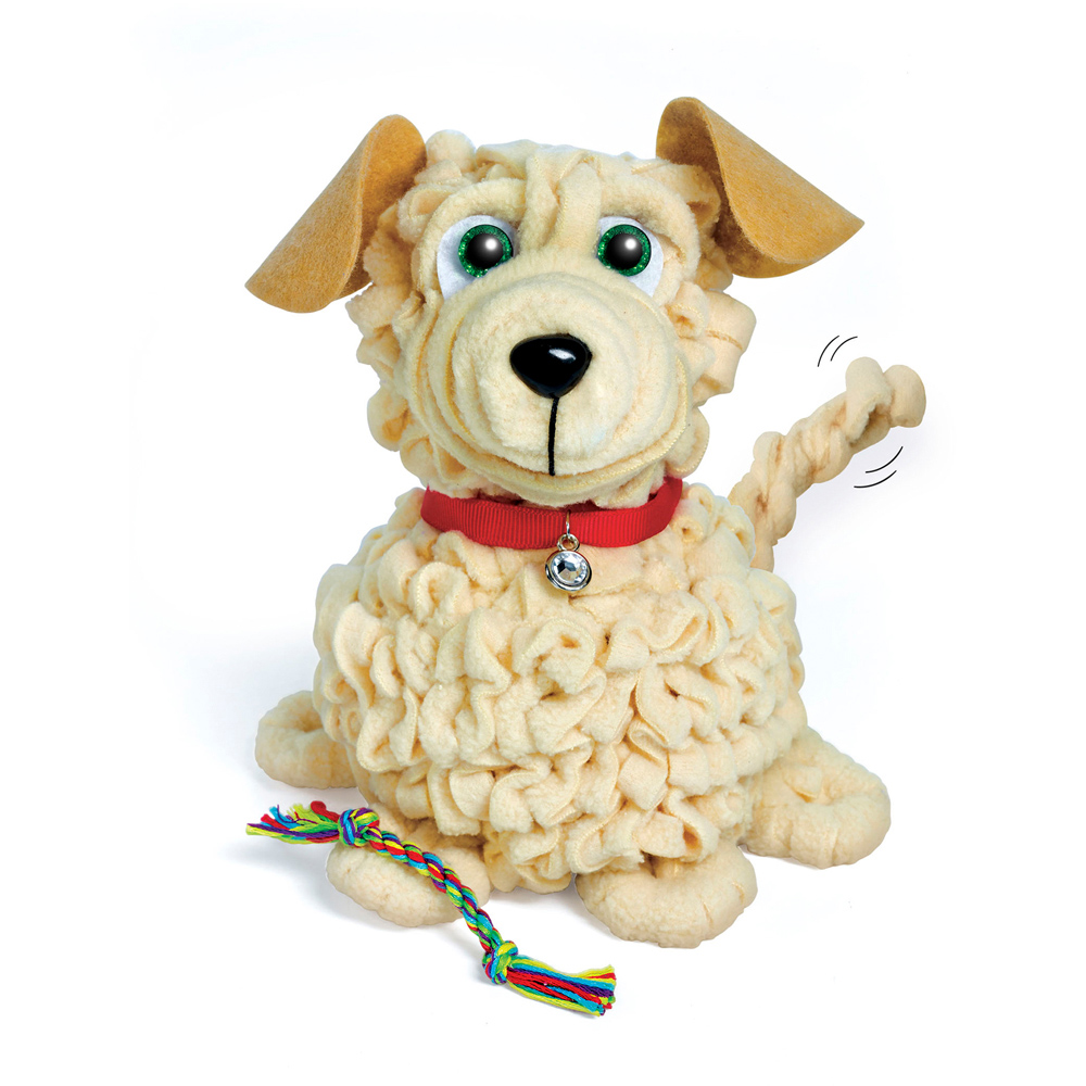 Creativity For Kids Yellow Finger Looping Puppy Craft Kit Image 4
