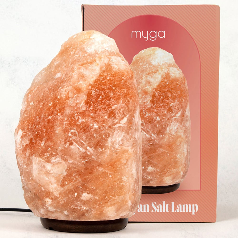 Myga Himalayan Natural Salt Lamp 1-2kg Image 2