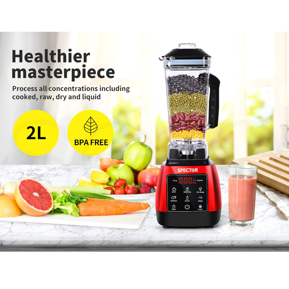 Spector AP0029-RD Commercial Blender Mixer Food Processor 1600W Image 9