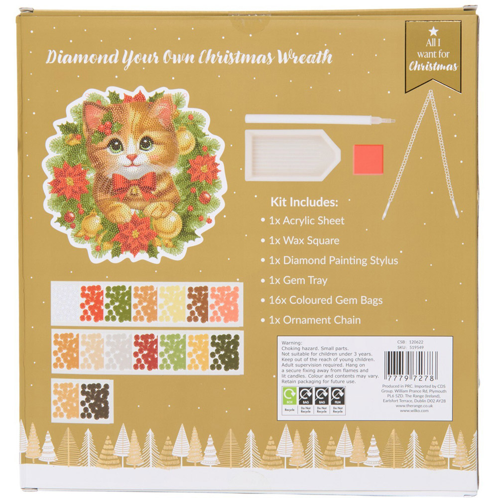 Diamond Your Own Christmas Wreath Kit Image 7