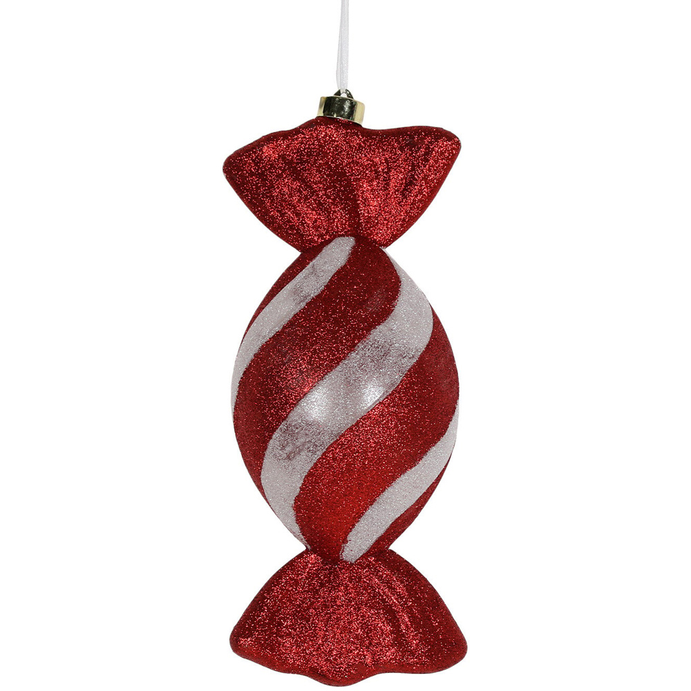 Candy Cane Xtra Large Hanging Decoration - Red Image 2
