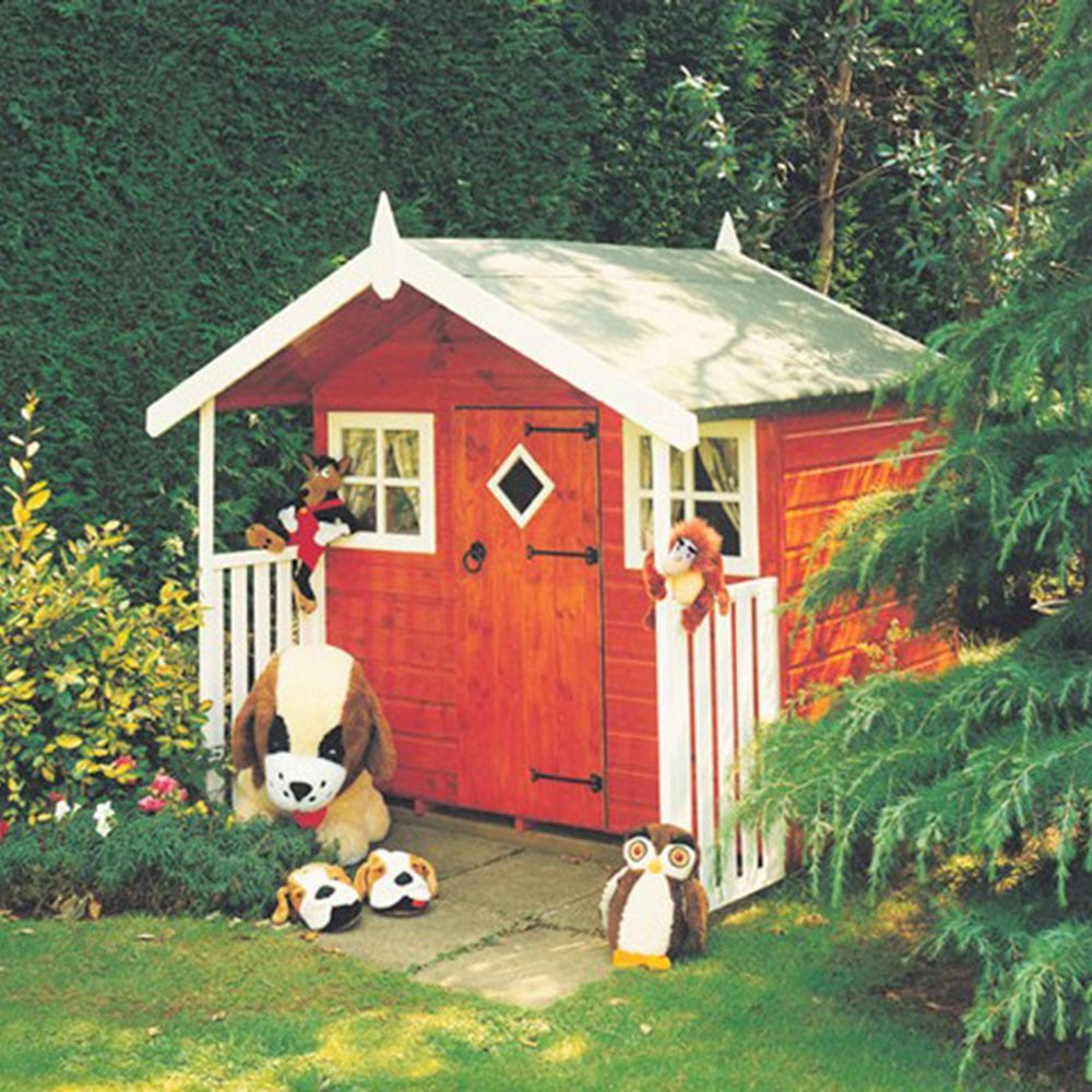Shire 6 x 4ft Hobby Shiplap Playhouse Image 2