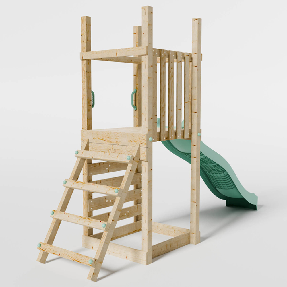 Mercia Mountain Climbing Play Tower with Slide Image 4