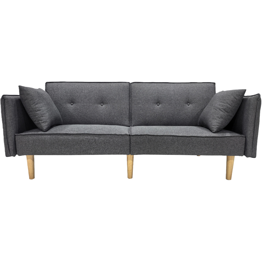 Indoor Living Finnley 2 Seater Grey Sofa Bed Image 2