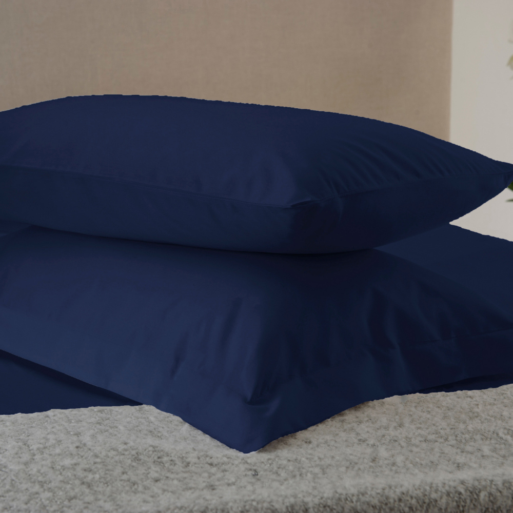 TLC Oxford Blue 200TC Pillowcase Single Pack Image