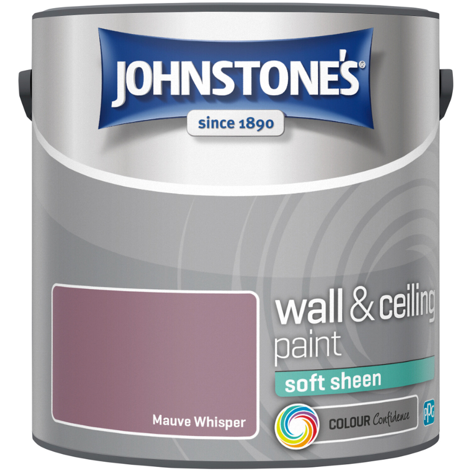 Johnstones Soft Sheen Emulsion Paint - Mauve Whisper / 2.5l Image 2