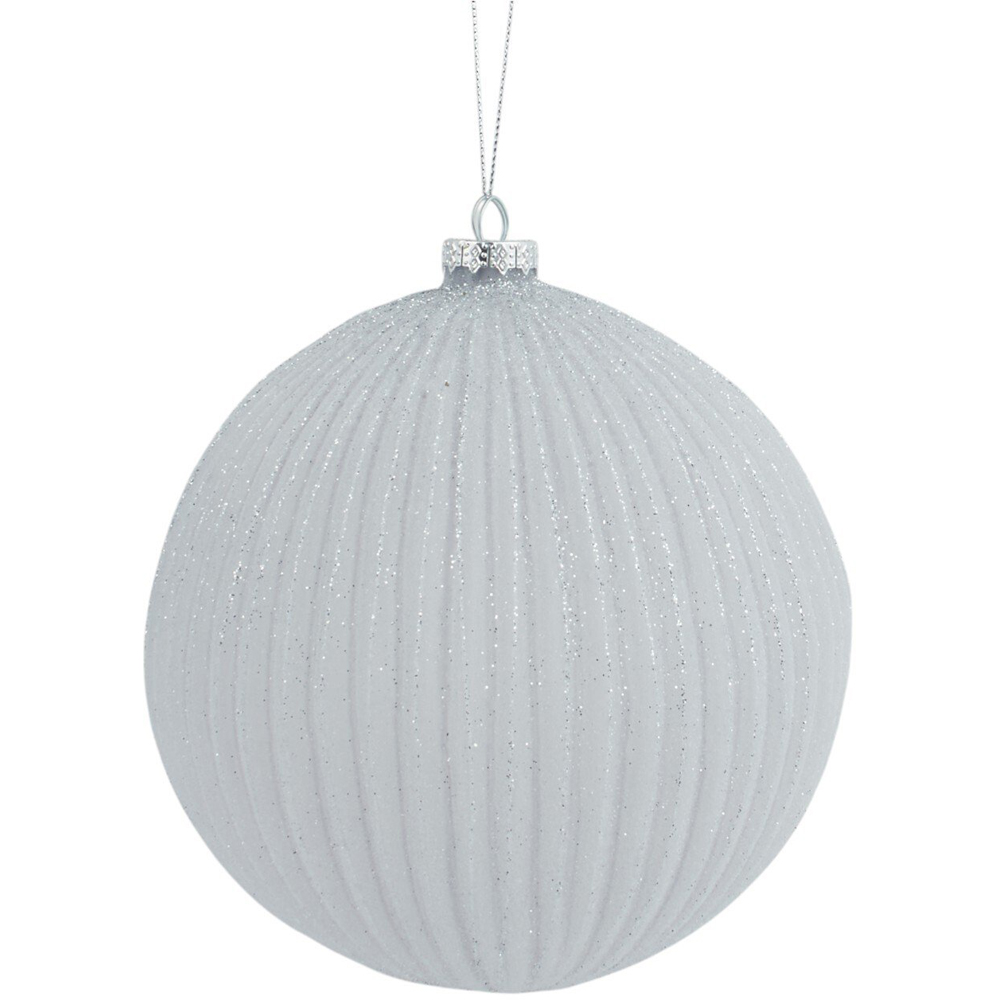 Large Icy Blue Bauble Image 2