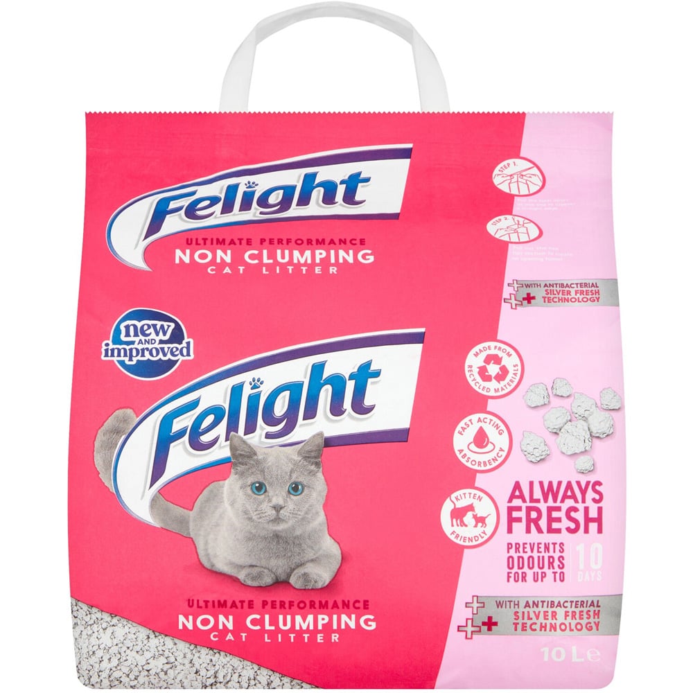 Felight Non Clumping Cat Litter 10L Image 1