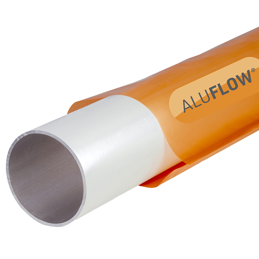 Aluflow White Downpipe 4m Image 1
