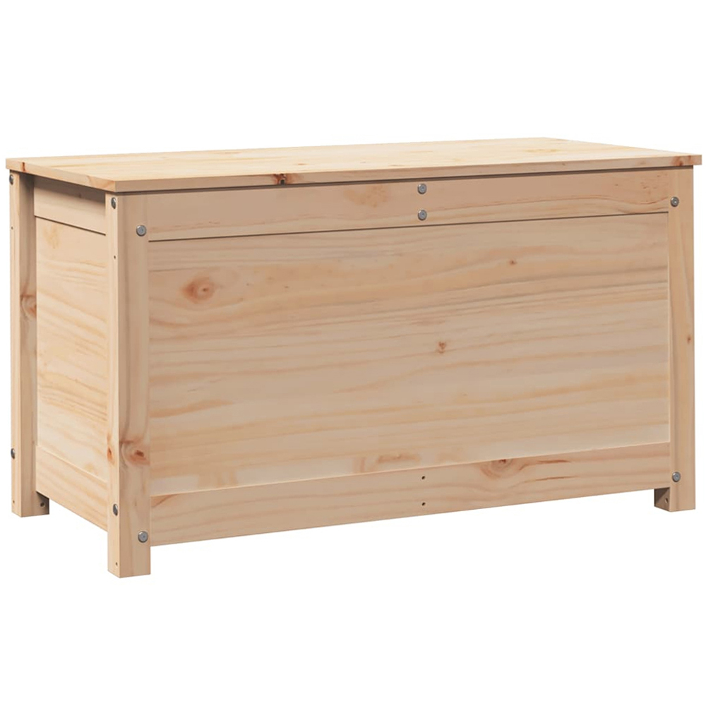 vidaXL Brown Wooden Storage Box Image 1