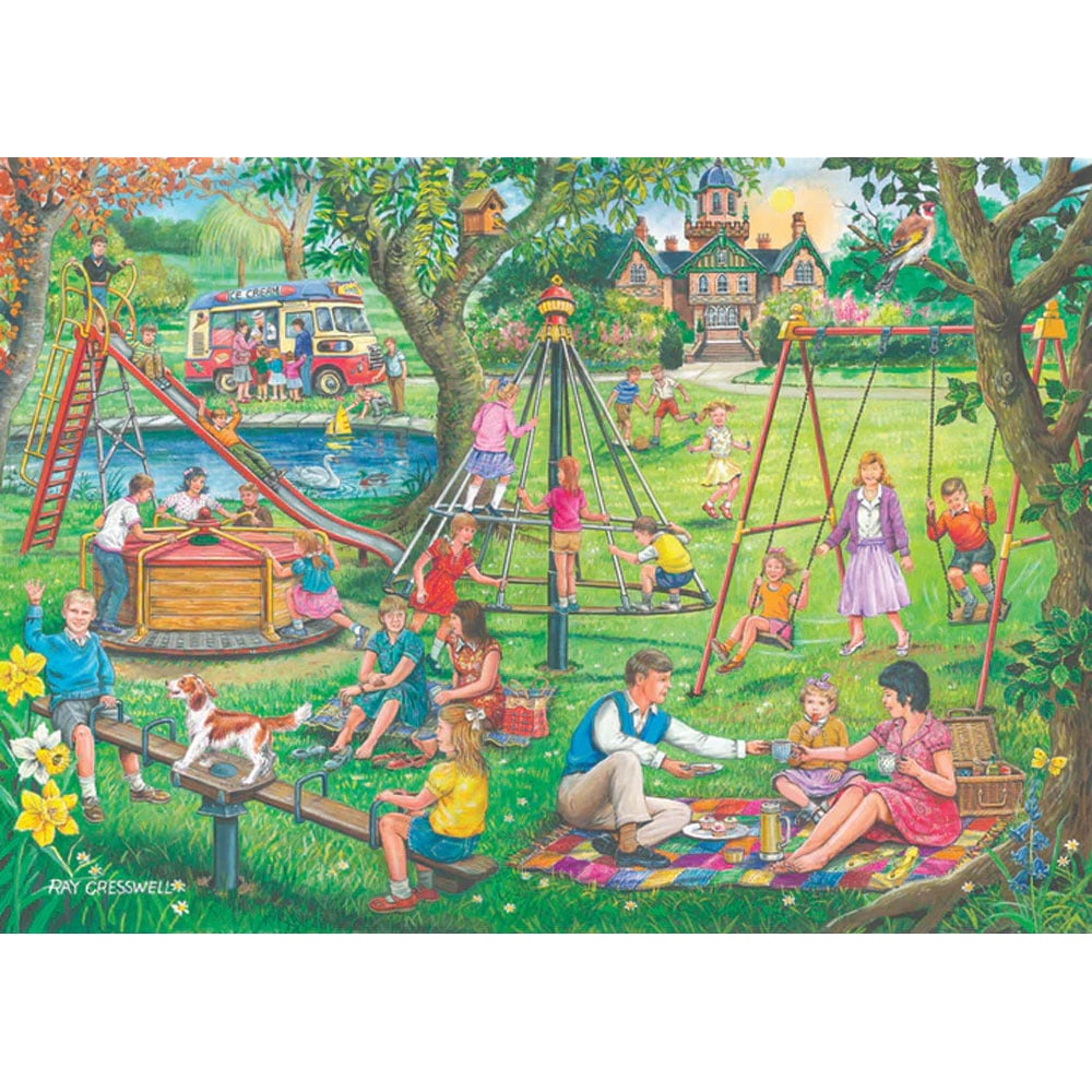 The House of Puzzles Park and Rides Big 250 Piece Jigsaw Puzzle Image 1