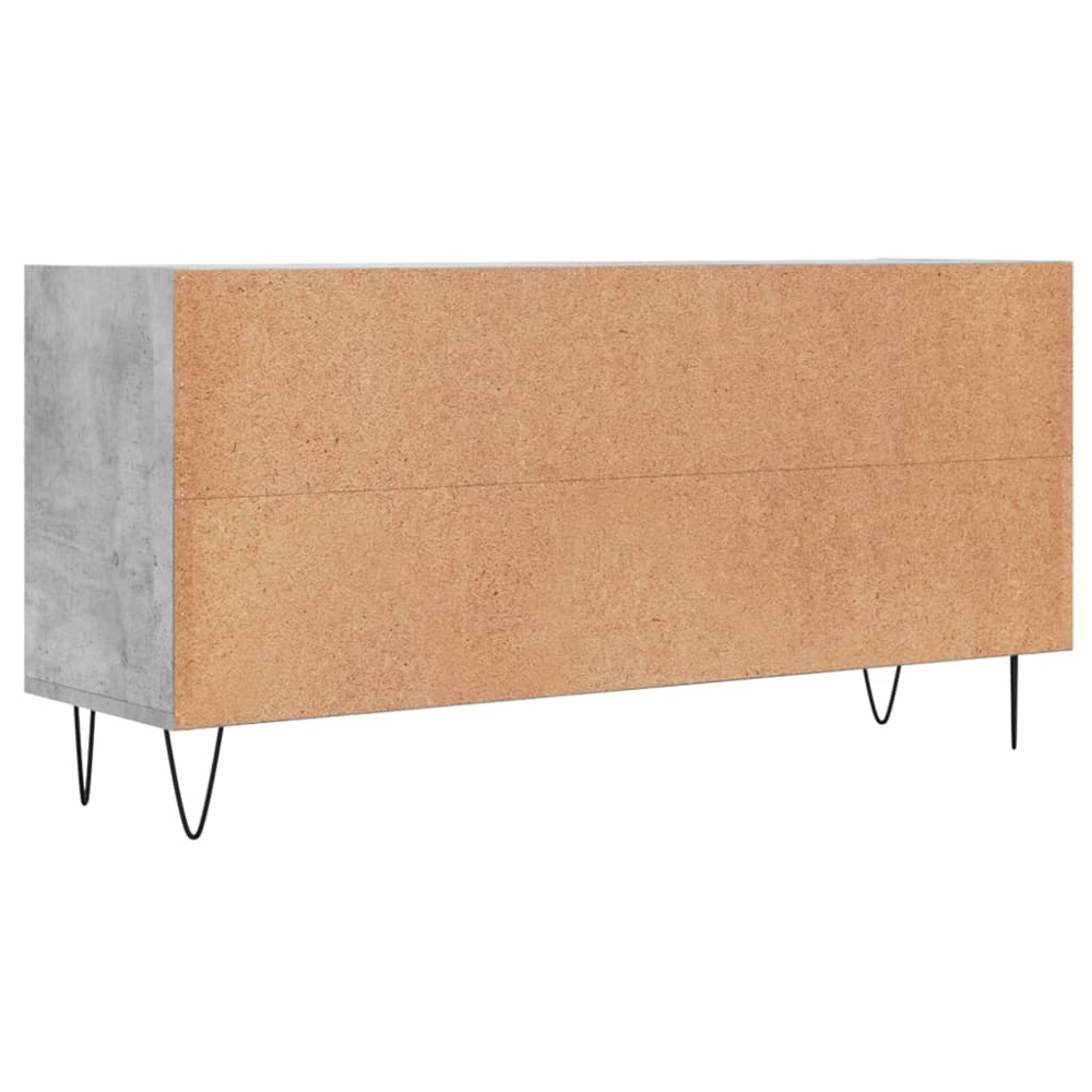 vidaXL 6 Shelf Concrete Grey TV Cabinet Image 6