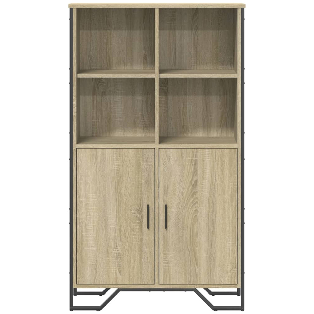 vidaXL 2 Door 4 Shelf Sonoma Oak Highboard Image 3
