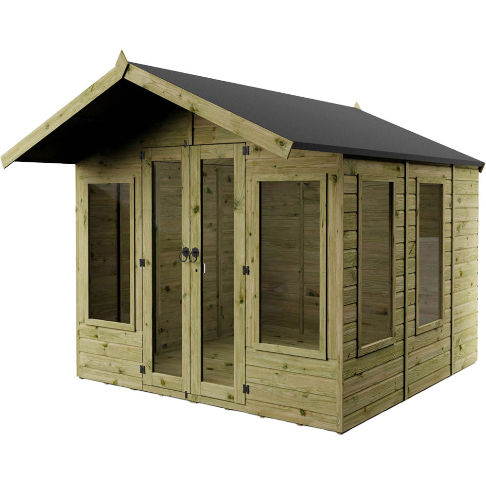 Mercia 8 x 8ft Double Door Premium Sussex Traditional Summerhouse Image 3