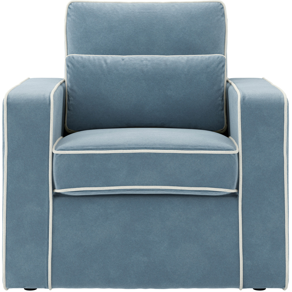 LPD Home Diego Ice Blue Chair Image 3