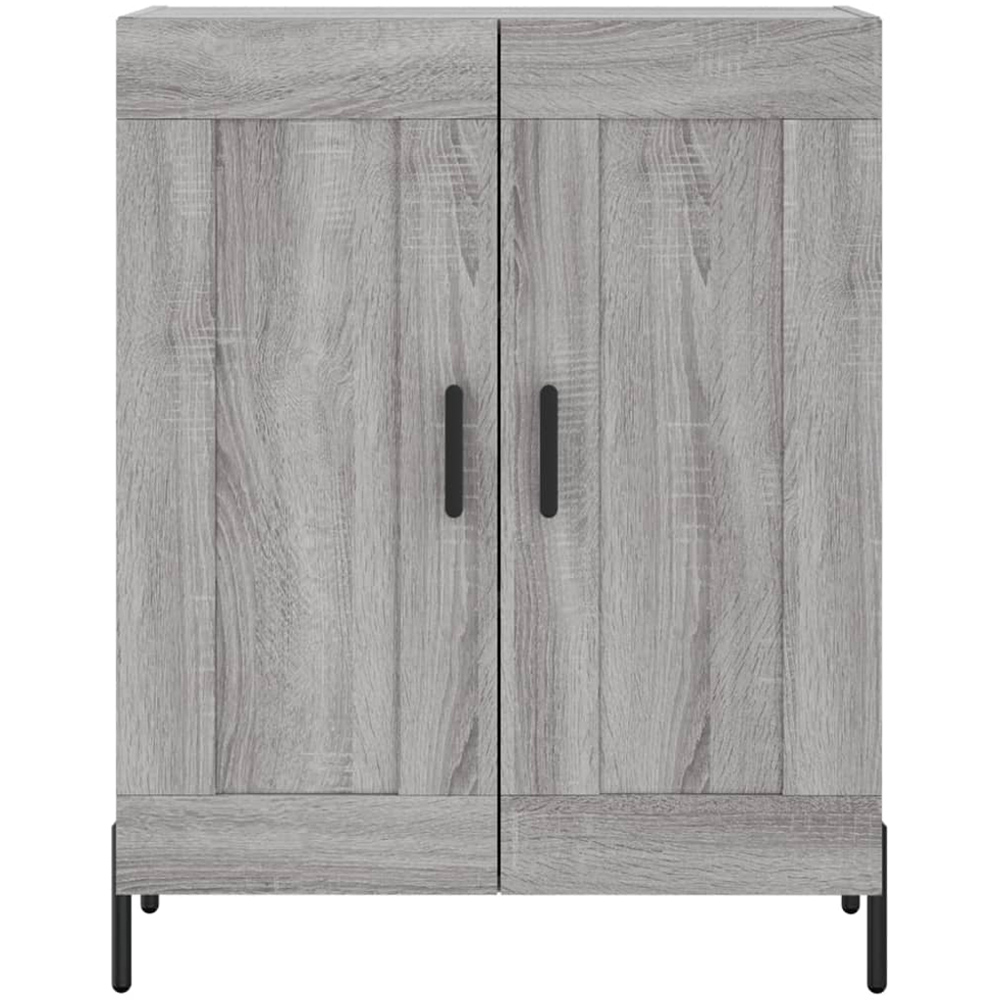 vidaXL 2 Door Grey Sonoma Wooden Sideboard Image 5