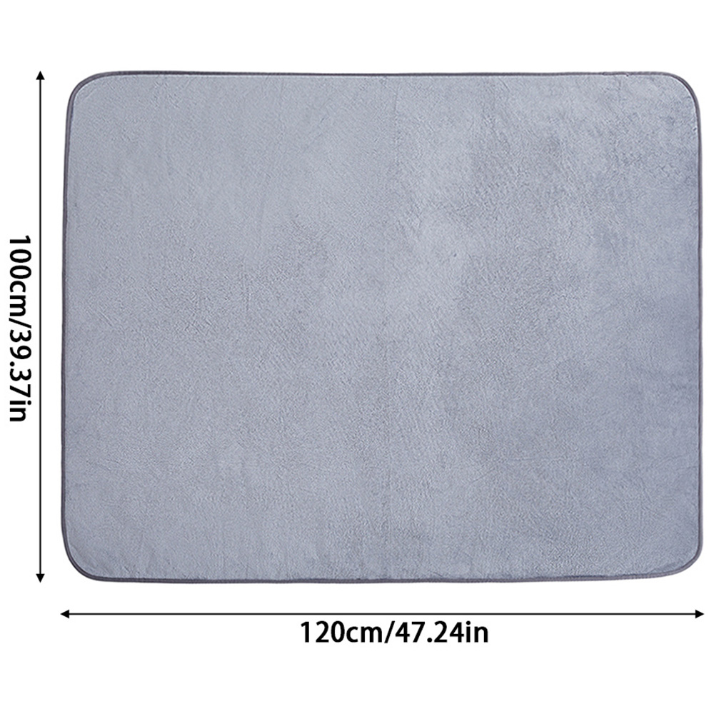 H&O Direct Double Sided Flannel Sherpa Pet Blanket 120 x 100cm Image 3