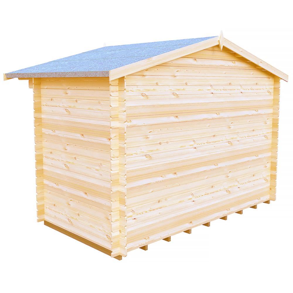 Shire Berryfield 11 x 6ft Apex Garden Log Cabin Image 4