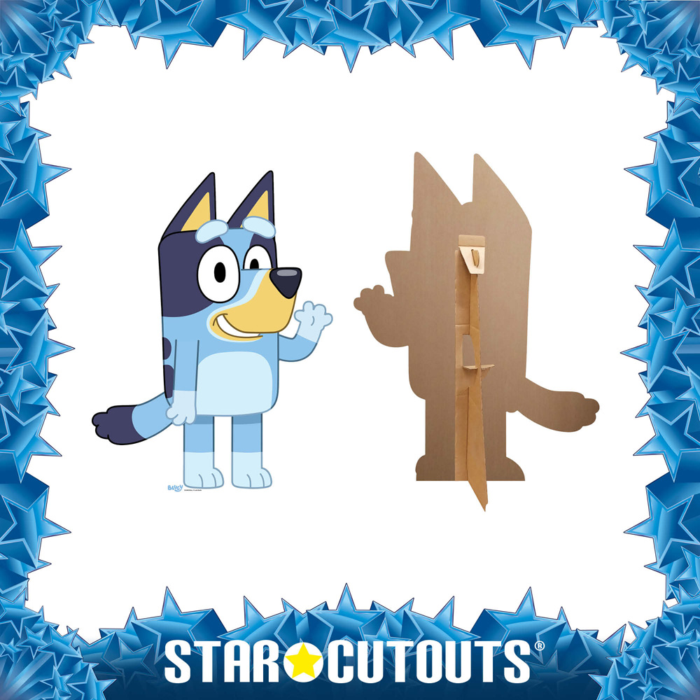 Star Cutouts Bluey Cardboard Cutout 3ft Image 4