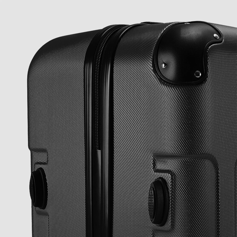 H&O Direct Small Black Hardside Suitcase Image 3