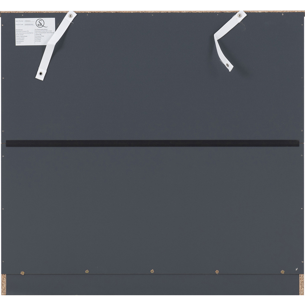 Seconique Dakota 4 Drawer Dark Grey Storage Chest Image 6