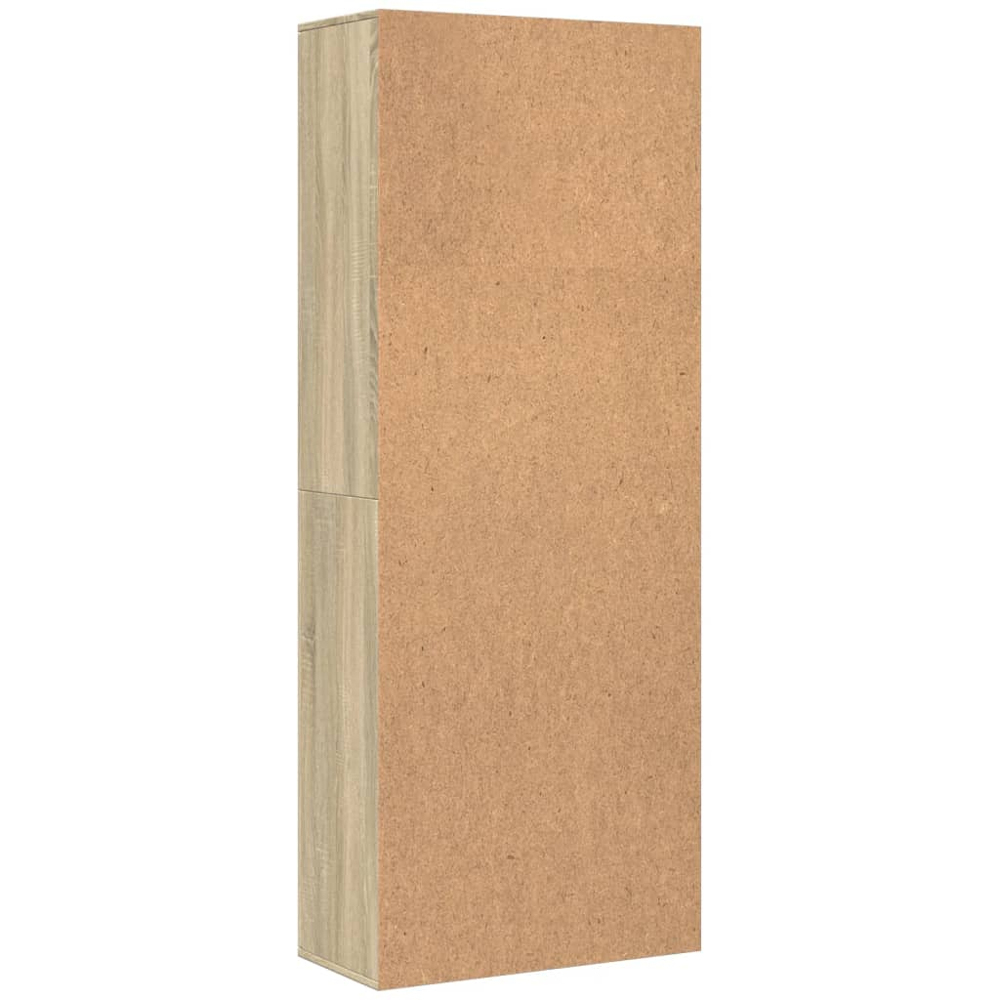 vidaXL 2 Door Sonoma Oak High Cabinet Image 4