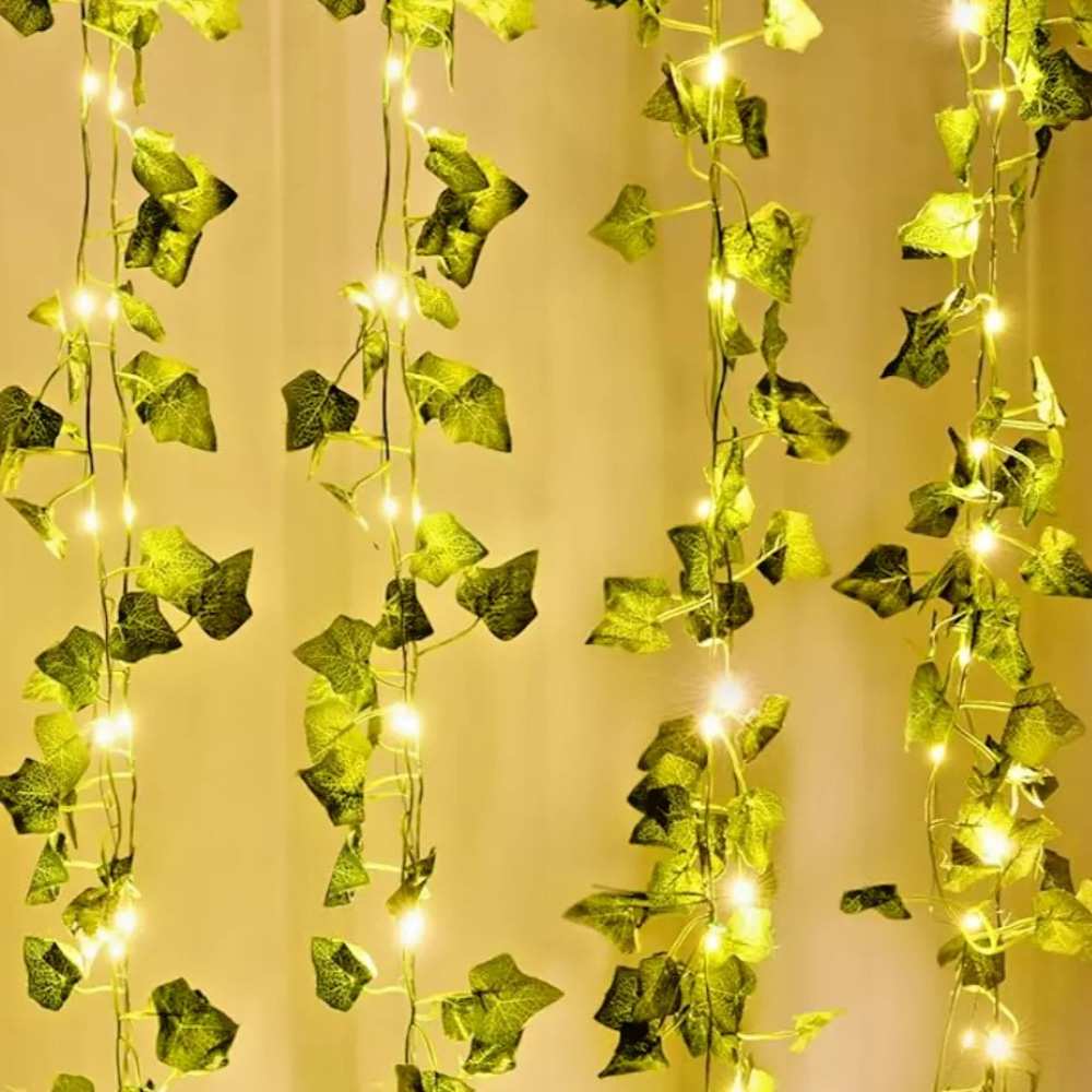 Garden Mile 3m Solar LED Ivy Warm White Garden Light Image 1