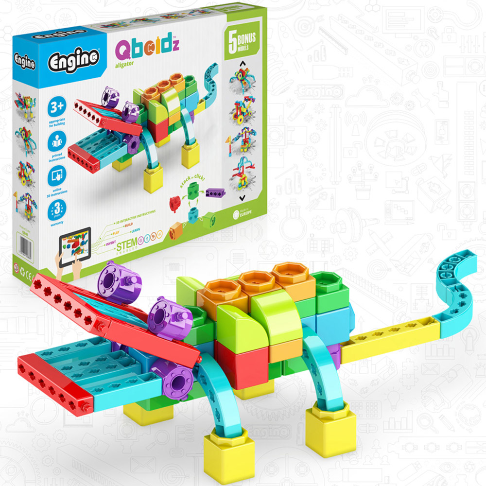 Engino Qboidz Alligator Building Set Image 2