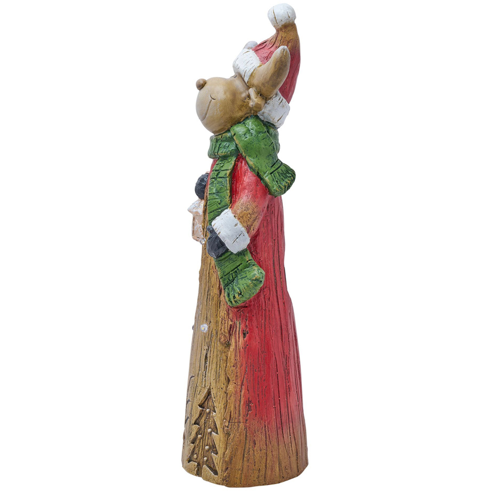 The Seasonal Gift Co. LED Reindeer Wood Effect Christmas Decoration Image 4