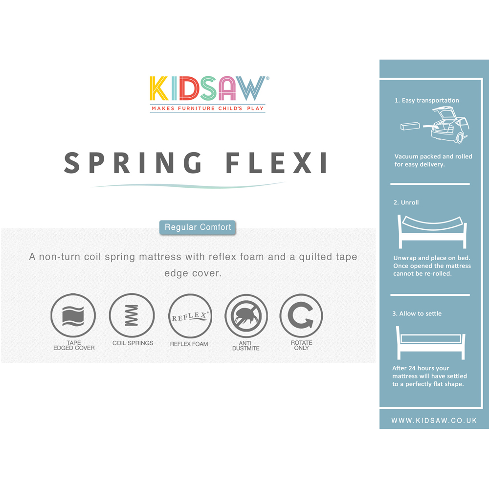 Kidsaw Deluxe Single Sprung Mattress Image 4