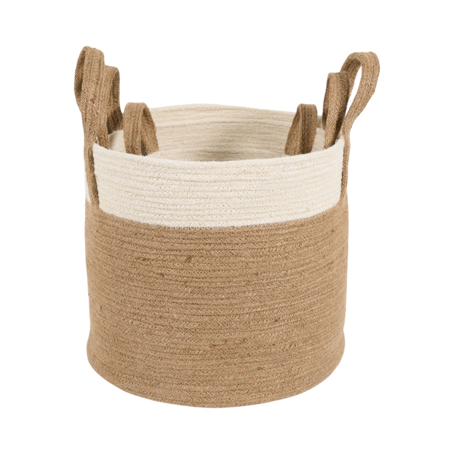 Set of 3 Woven Storage Baskets Natural Image 1