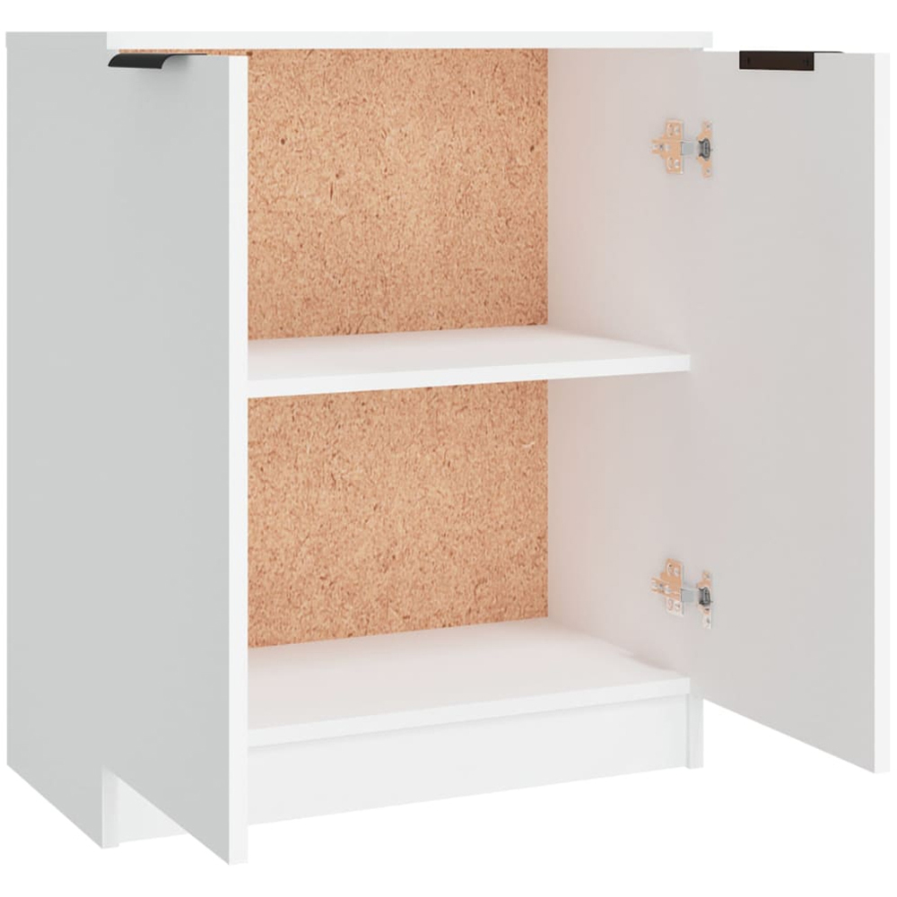 vidaXL 2 Door 6 Drawer White Sideboard 3 Piece Image 7