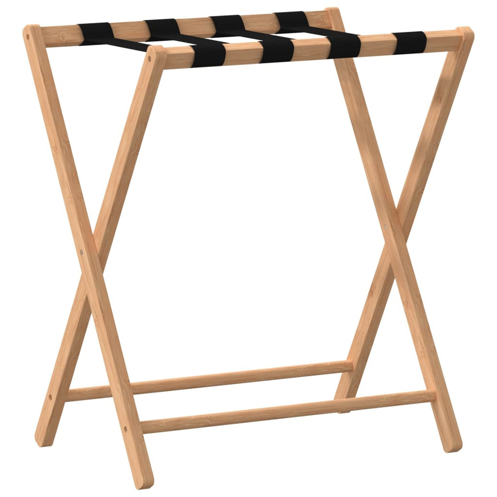 Walplus Bamboo Luggage Rack 58 x 38 x 69cm Image 1