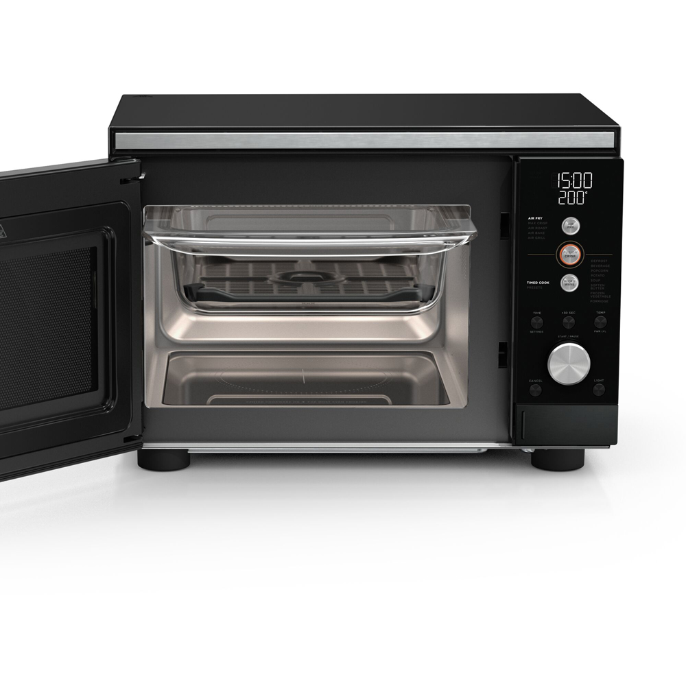 Ninja CRISPi MW101UKBK1 Black 5.2L Microwave Air Fryer and Oven with FusionCrisp Technology Image 3