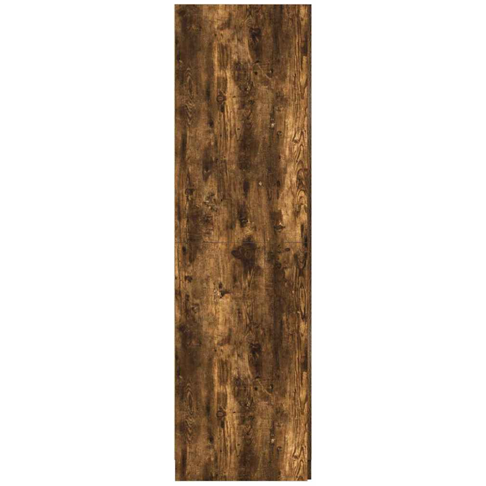 vidaXL 2 Door Smoked Oak Engineered Wood Wardrobe Image 6