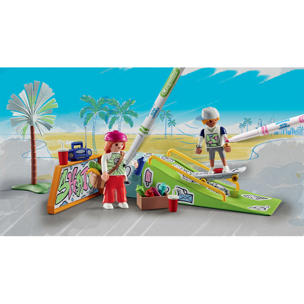 Playmobil Colour Skate Park Playset 44 Piece Image 5