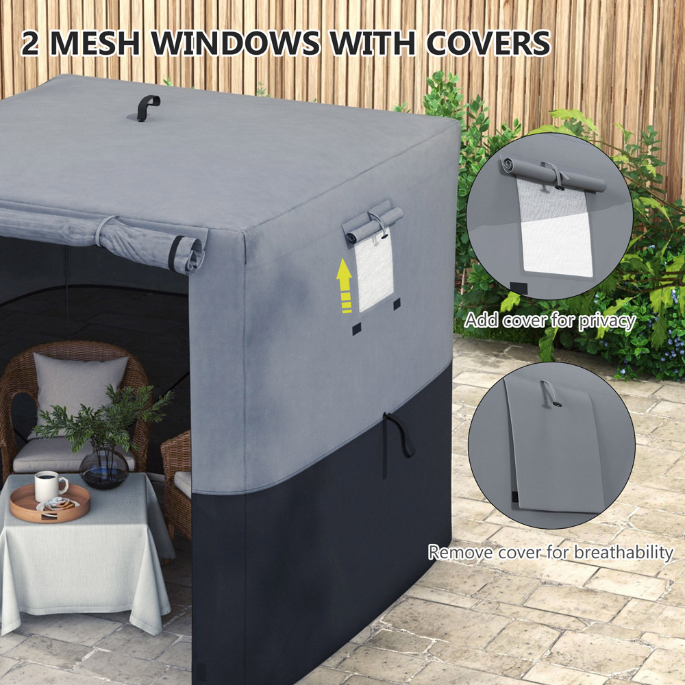 Outsunny 2 x 2m Black Pop Up Gazebo Image 6