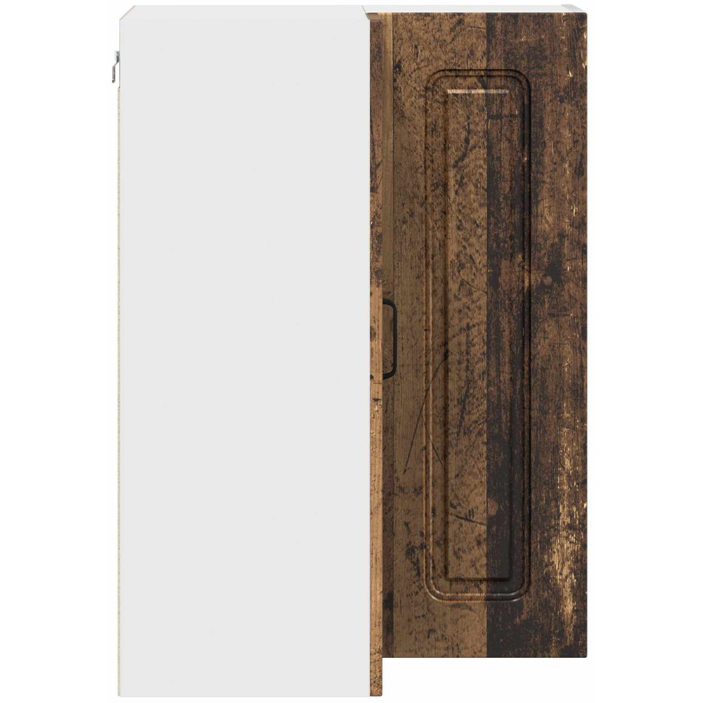 vidaXL 2 Door Old Wood Kitchen Wall Corner Cabinet Image 6