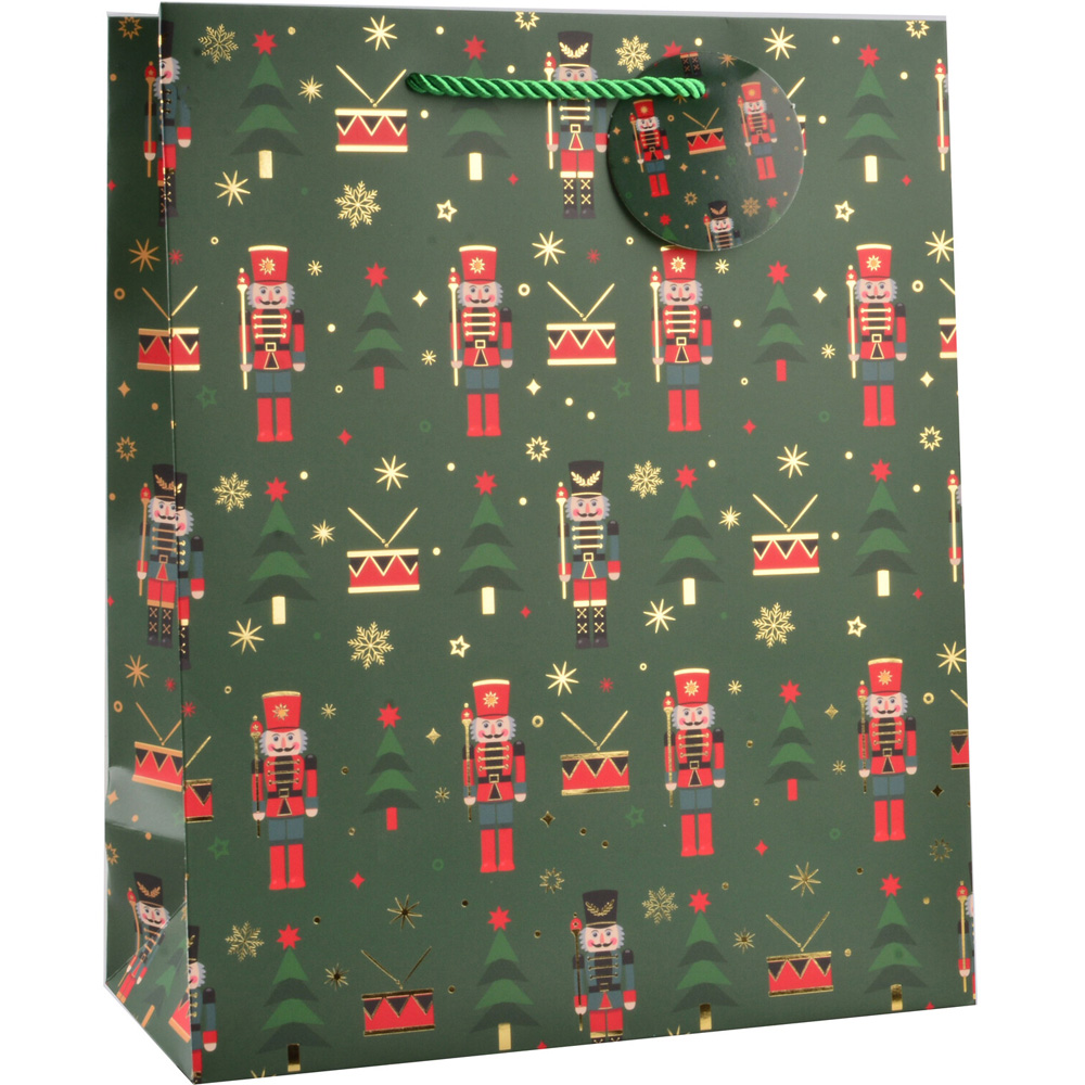 Nutcracker Gift BagGreenLarge Image
