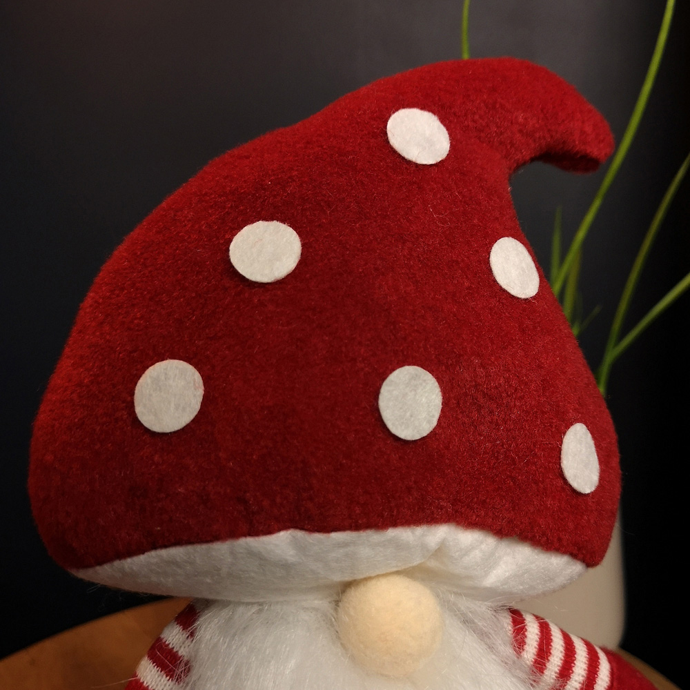 Samuel Alexander Red Stripey Plush Sitting Boy Gonk Christmas Decoration 53cm Image 3