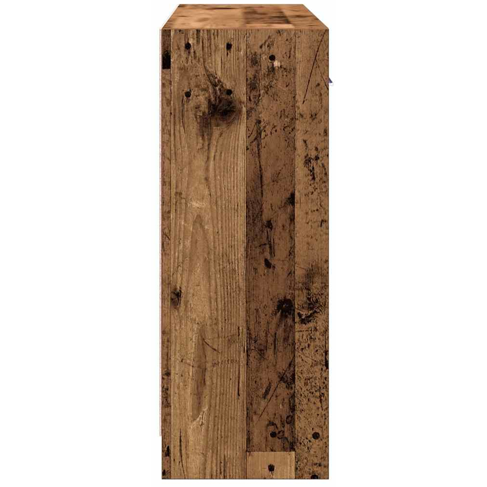 vidaXL 3 Door 3 Drawer Old Wood Wide Sideboard Image 6
