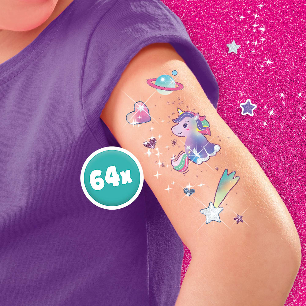 SES Creative Unicorn Tattoos and Glitters Kit Image 3