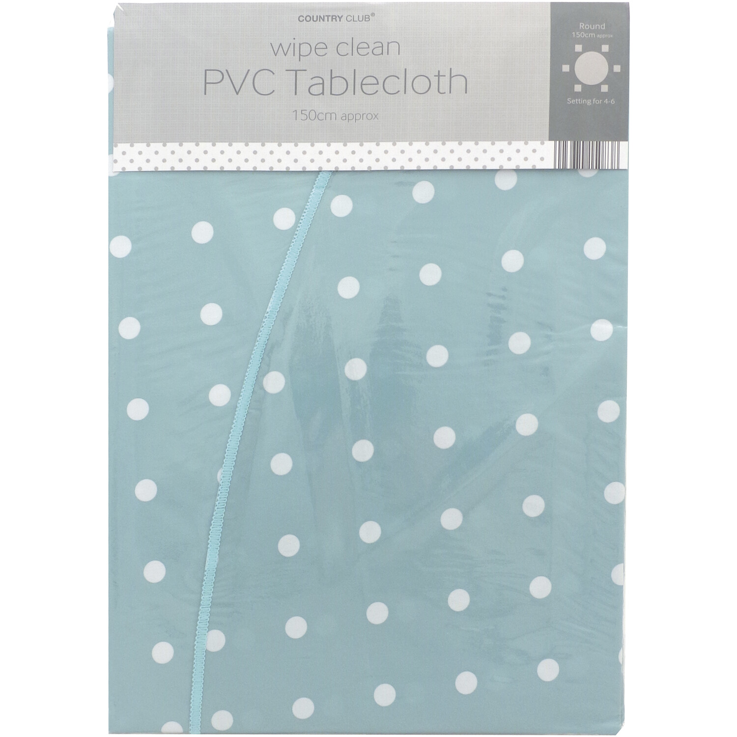 Wipe Clean Round PVC Tablecloth Image 3