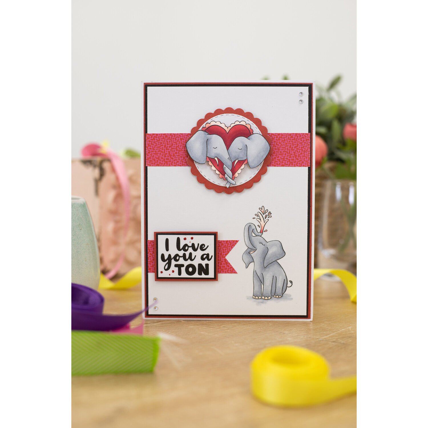 Crafter's Companion Clear Acrylic Stamps - Huge Birthday Wishes Image 3