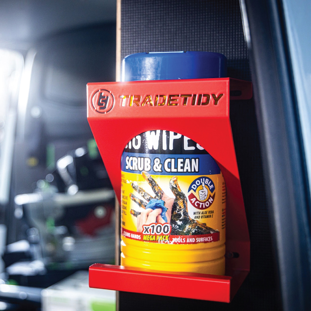 TradeTidy 7 Piece Red Steel Shed Storage Set Image 7