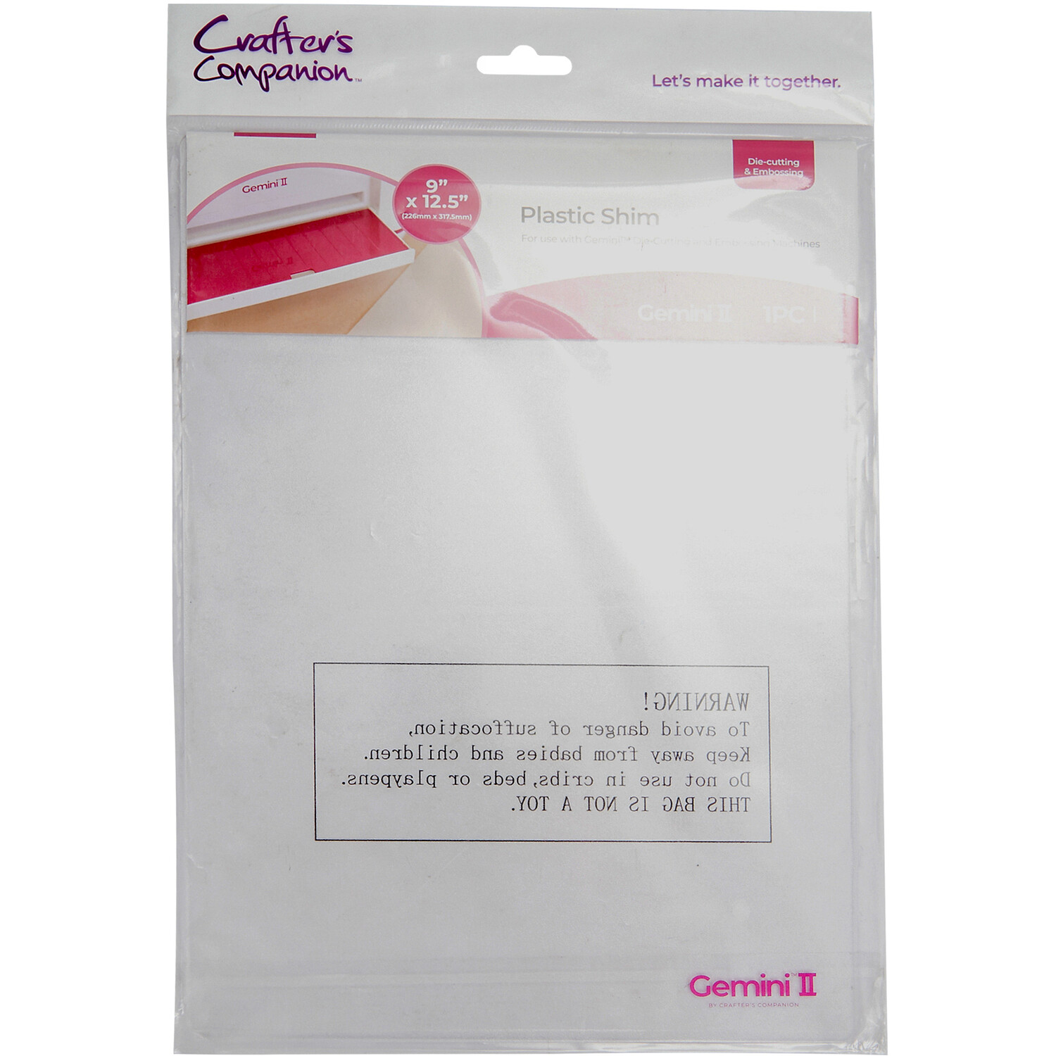 Crafter's Companion Gemini II Accessories Plastic Shim Image 2
