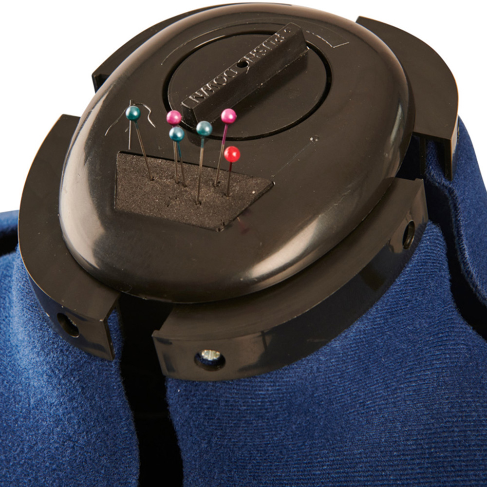 Sewing Online 023817-NVY Navy Adjustable 8-Part Dressmakers Dummy with Hem Marker Medium Image 7