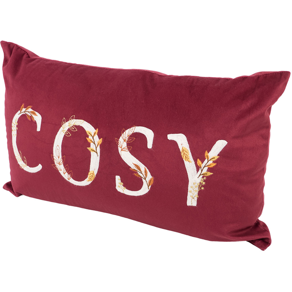 Cosy Cushion Burgundy Image 4